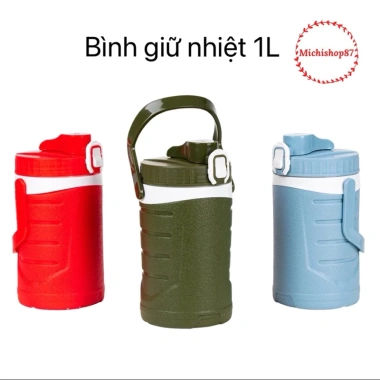 Bình giữ nhiệt Việt Nhật 1-3.8L siêu bền, đẹp, tiện lợi, có quai xách, giữ nóng lạnh 10