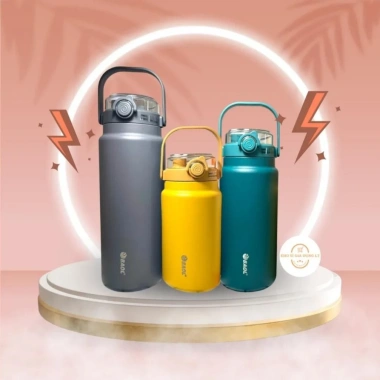 Bình giữ nhiệt WL27 inox 304 1.050/1.300/1.500ml nắp bật, quai xách, giá 149k 2 Bình giữ nhiệt WL27 inox 304 1.050/1.300/1.500ml nắp bật, quai xách, giá 149k 2