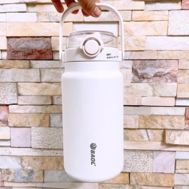 Bình giữ nhiệt WL27 inox 304 1.050/1.300/1.500ml nắp bật, quai xách, giá 149k