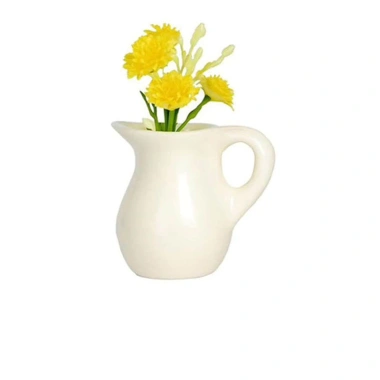 Bình gốm mini nam châm tủ lạnh, nhãn dán văn phòng, tủ khóa trang trí, bình hoa dễ thương 8