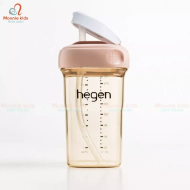 Bình Hegen Straw Cup PPSU 240ml cho bé 6 tháng+ – ống hút cao cấp, giá 616.000₫