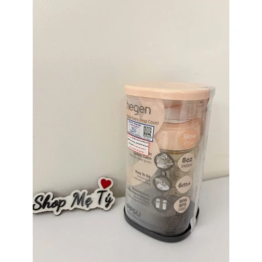 Bình Hegen Straw Cup PPSU 240ml Slow Flow cho bé 6 tháng+ chính hãng giá 250k 10