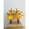 Bình hoa sen gỗ mít 87cm - Trang trí bàn thờ phong thủy, giảm còn 769.000₫ 3
