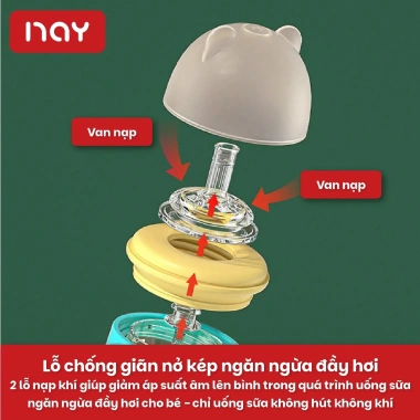 Bình hút nước 3in1 cho bé 6-12 tháng – chống sặc, đầy hơi, tay cầm, chống rơi vỡ, 110.000₫ 6 Bình hút nước 3in1 cho bé 6-12 tháng – chống sặc, đầy hơi, tay cầm, chống rơi vỡ, 110.000₫ 6