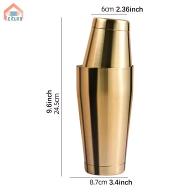 Bình lắc cocktail thép không gỉ cao cấp, phù hợp quán bar, nhà hàng và sử dụng tại nhà - Giá ưu đãi 326.700 VND