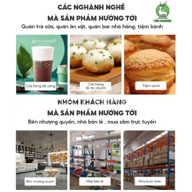Bình lắc pha chế THE GARDEN nhựa vạch đen Dụng cụ làm trà sữa, giá 28.000₫