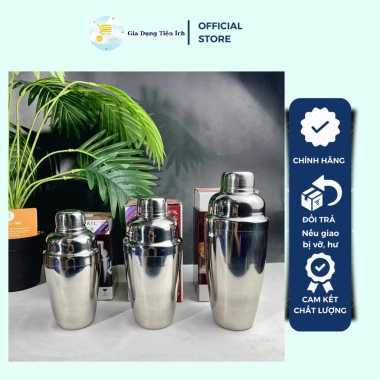 Bình Lắc Shaker Inox Mta-Mart2 Pha Chế Sáng Bóng Dày Dặn Dễ Vệ Sinh Bartender