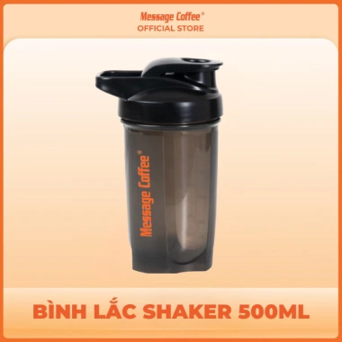Bình Lắc Shaker Message Coffee 500ml - Nhựa cao cấp, lò xo đánh tan, chỉ 75.000 VNĐ 1 Bình Lắc Shaker Message Coffee 500ml - Nhựa cao cấp, lò xo đánh tan, chỉ 75.000 VNĐ 1