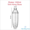 Bình Lắc Shaker nhựa chia vạch đen 350-1.000ml - Giá ưu đãi 21.000đ, chất lượng tốt 3