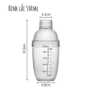 Bình lắc shaker nhựa dày đủ cỡ: độ bền cao, giá chỉ 38.700₫, giảm mạnh 2