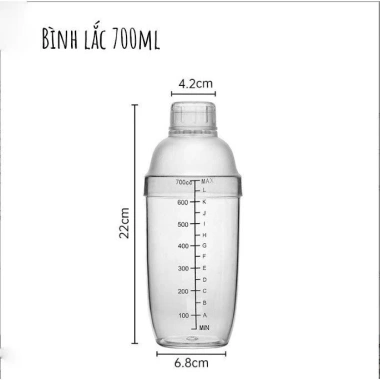 Bình lắc shaker nhựa trong suốt 350-1.000ml - Tiện lợi, dễ dùng, giảm giá 47.500 3 Bình lắc shaker nhựa trong suốt 350-1.000ml - Tiện lợi, dễ dùng, giảm giá 47.500 3