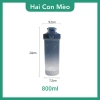 Bình lắc shaker whey 800ml gym, quai xách free BPA và bóng lắc nhựa - chỉ 95.000₫ 9