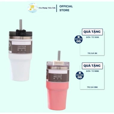 Bình Nhiệt 8.726 Ngẫu Nhiên Cốc Giữ Nhiệt Ống Hút Vệ Sinh An Toàn 250.000 VND