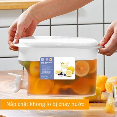 Bình nước 3.5L có vòi tủ lạnh Việt Nhật – Chịu nhiệt, cao cấp, chỉ 42.000₫ 6 Bình nước 3.5L có vòi tủ lạnh Việt Nhật – Chịu nhiệt, cao cấp, chỉ 42.000₫ 6