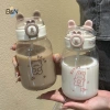 Bình Nước B&N 500ml Hình Tai Dễ Thương - Cốc Di Động, Ống Hút & Nắp, Đồ Uống Mùa Hè Cắm Trại 7
