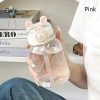 Bình Nước B&N 500ml Hình Tai Dễ Thương - Cốc Di Động, Ống Hút & Nắp, Đồ Uống Mùa Hè Cắm Trại 9