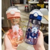 Bình nước cute dây đeo + ống hút, FREESHIP, giảm giá 18% - Chỉ 116.000₫ 2