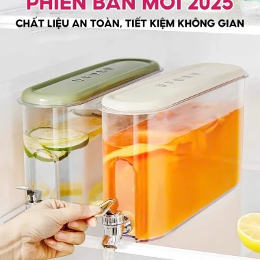 Bình nước để tủ lạnh UFORU 4 lít có vòi, an toàn không mùi - Giá ưu đãi 225.000 VND