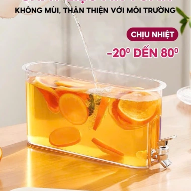 Bình nước để tủ lạnh UFORU 4 lít có vòi, an toàn không mùi - Giá ưu đãi 225.000 VND 3 Bình nước để tủ lạnh UFORU 4 lít có vòi, an toàn không mùi - Giá ưu đãi 225.000 VND 3