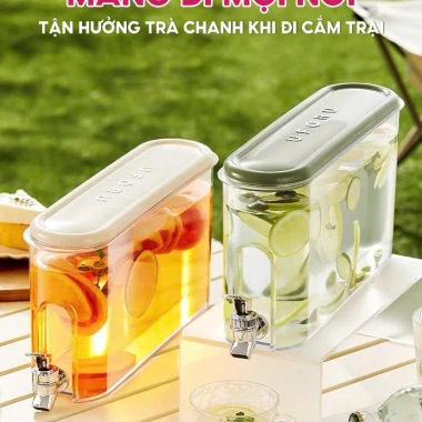Bình nước để tủ lạnh UFORU 4 lít có vòi, an toàn không mùi - Giá ưu đãi 225.000 VND