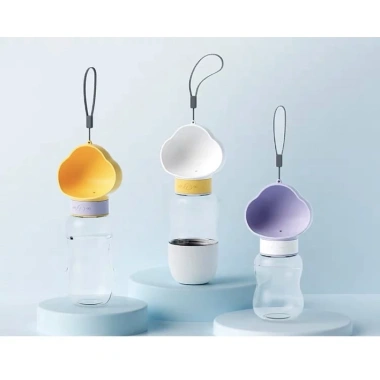 Bình Nước Đi Dạo Đa Năng Cao Cấp Cho Chó Mèo - Tiện Lợi Du Lịch Thú Cưng 147k