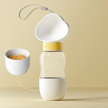 Bình Nước Đi Dạo Đa Năng Cao Cấp Cho Chó Mèo - Tiện Lợi Du Lịch Thú Cưng 147k