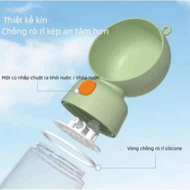 Bình Nước Di Động Cao Cấp cho Chó Mèo - Du Lịch Thú Cưng, Kèm Bát Ăn, Giá Ưu Đãi 89.000 4