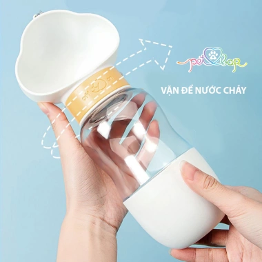 Bình Nước Di Động Cho Thú Cưng - Dụng Cụ Uống Nước Cầm Tay Du Lịch Tiện Dụng Cho Chó Mèo Giá 140.000 8