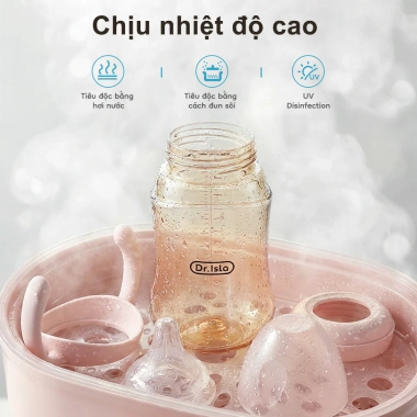 Bình nước Dr.isla PPSU 160-240ml không BPA, nhiệt độ, màn hình thông minh 449.000₫