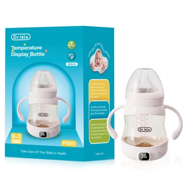 Bình nước Dr.isla PPSU 160-240ml không BPA, nhiệt độ, màn hình thông minh 449.000₫