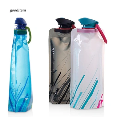 Bình Nước Gập 700ml Cho Đạp Xe và Leo Núi - Chịu Nhiệt, Mang Thoải mái