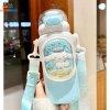 Bình Nước Giữ Nhiệt Inox 600ml Sanrio Kuromi và Hello Kitty Dành Cho Bé Gái 8