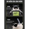 Bình nước Happy Cool 800ml cho bé, dây đeo, ống hút silicon, chỉ 63.698₫ 5