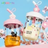 Bình Nước HOBBYIN 580ml Chống Rò Rỉ – Cốc Uống Nắp Bụi, Ống Hút Tay, Shaker – 185.350₫