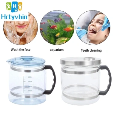 Bình Nước Hrtyvhin 1 Gallon tay cầm tiện Dùng cho bàn máy, khuếch tán, hộp thiết bị chưng cất
