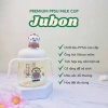 Bình nước Jubon cho bé gái và bé trai - PPSU, ống hút silicon mềm, tay cầm, chỉ 150.000₫ 2