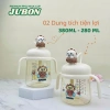 Bình nước Jubon cho bé gái và bé trai - PPSU, ống hút silicon mềm, tay cầm, chỉ 150.000₫ 5
