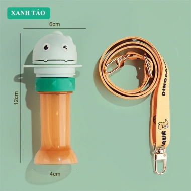 Bình Nước Khủng Long Vòi Silicone Cho Bé – Nắp Chai Tháo Dời, Phù Hợp Mọi Loại Chai, Giá Ưu Đãi 79.000đ