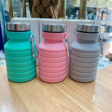 Bình nước silicon gấp gọn nhẹ, không BPA, tiện du lịch - Chỉ 39.000₫, giảm giá