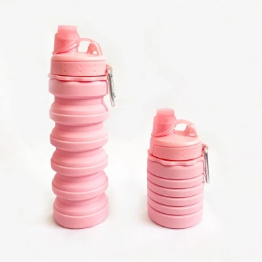 Bình Nước Silicon Xếp Gọn Đa sắc 500ml Thể Thao Có Móc Treo 70.516 VND