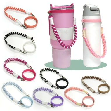 Bình Nước Silicone Owala 8‑40oz Cầm Tay, Cách Nhiệt, Dây Đeo Chai - Giá Ưu Đãi 2