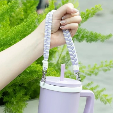 Bình Nước Silicone Owala 8‑40oz Cầm Tay, Cách Nhiệt, Dây Đeo Chai - Giá Ưu Đãi 4