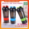 Bình Nước Thể Thao Gym 600ml 3 Ngăn Spider Đựng Protein - Giá chỉ 55.000đ