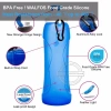 Bình nước thể thao WALFOS silicone gấp gọn 500ml - Siêu nhẹ, không gian tiết kiệm 212.960₫ 4