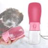 Bình Nước Thú Cưng Gấp Lại 300ml Chống Rò Rỉ, Bộ Ăn Đi Bộ Di Động Cho Chó 8