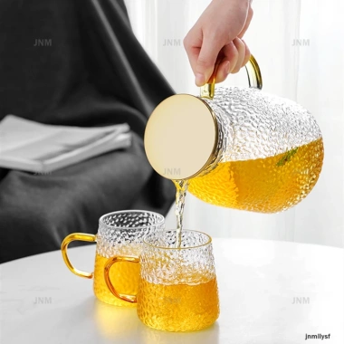 Bình nước thủy tinh trong suốt 2.200ml Lọc trà sữa, cà phê tiện dụng giá ưu đãi 2 Bình nước thủy tinh trong suốt 2.200ml Lọc trà sữa, cà phê tiện dụng giá ưu đãi 2