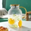 Bình nước thủy tinh trong suốt 2.200ml Lọc trà sữa, cà phê tiện dụng giá ưu đãi 6