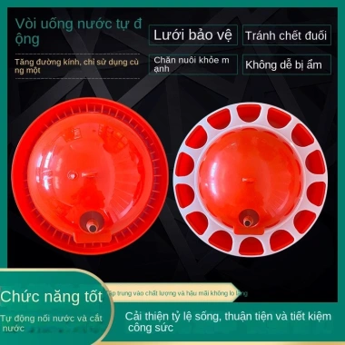 Bình Nước Tự Động Cho Chim Cút và Gà Con - Tiết Kiệm, Dễ Dùng, Giá 36.542₫ 7