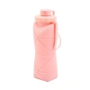 Bình nước xếp gọn silicone 600ml chịu nhiệt, bỏ túi du lịch camping phượt tiện