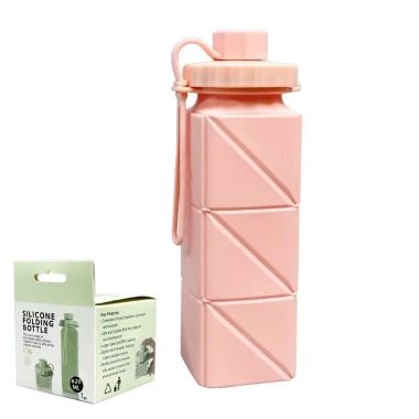 Bình nước xếp gọn silicone 600ml chịu nhiệt, bỏ túi du lịch camping phượt tiện 4 Bình nước xếp gọn silicone 600ml chịu nhiệt, bỏ túi du lịch camping phượt tiện 4